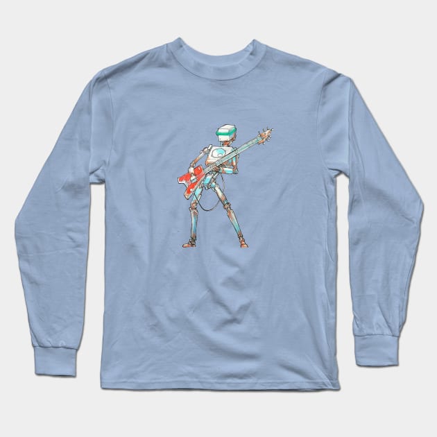 Robot Rock Long Sleeve T-Shirt by spacegoose